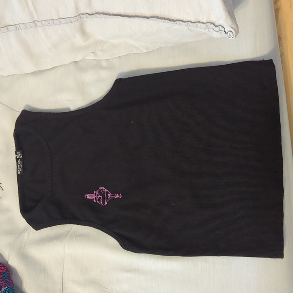 Nasty Gal rib cropped top-sz 8 - Picture 1 of 5